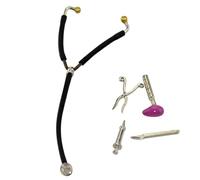 Doctors Set for Kids, Toy Stethoscope 5PCS/Set Doll House Stethoscope for 1:12 Doll House Accessories Doctors for Kids Playhouse Accessories, Kit