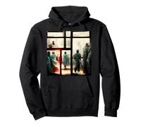 Doctors Volunteer Hospital Modern Borders Art Humanitarian Pullover Hoodie