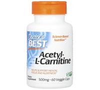 DoctorsBEST Doctor's Best - Acetyl L-Carnitine 500mg | Support for Brain and Nerve Health - 60 Vegan Capsules
