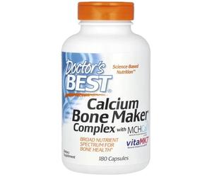 DoctorsBEST Doctor's Best - Calcium Bone Maker Complex with MCHCal | Bone Health Support - 180 Capsules