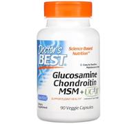 Doctor's Best - Glucosamine Chondroitin MSM + UC-II | Support for Joint Health - 90 Vegan Capsules