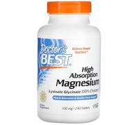 Doctor's Best - High Absorption Magnesium | Supports Muscle and Nerve Function - 240 Tablets