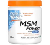 Doctor's Best - MSM with OptiMSM Powder | High Purity Sulphur Compound for Joint and Skin Health - 250g