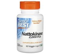 Doctor's Best - Nattokinase | 2000 FUs per Capsule for Cardiovascular Health - 90 Vegan Capsules
