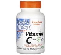 Doctor's Best - Vitamin C with Q-C, 500mg | Immune System Support - 120 Vegetarian Capsules