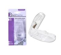 Doctpharma Pill Cutter with Container, Tablet Separator with Blade, Perfect Cut, for Elderly and Children, 1 Piece