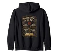 DOCTRINES OF GRACE - TULIP - Calvinism, Reformed Theology Zip Hoodie