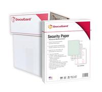 DocuGard Advanced Medical Security Paper for Printing Prescriptions and Preventing Fraud, CMS Approved, 7 Security Features, Laser and Inkjet Safe, Green, 8.5 x 11, 24 lb., 2500 Sheets (04542C)