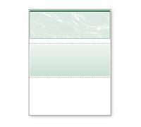 DocuGard Green Marble Top Check, 8.5 x 11 Inches, 24 lb, 500 Sheets, 1 Check Per Sheet (04502)