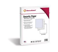 DocuGard Standard Blue Multi-Purpose Security Paper, 2 Features, 8.5 x 11 Inches, 24 lb, 500 Sheets (04540)