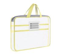 Document Bag - 12.80 x 9.25 Inch Nylon Mesh, Zip Closure Stand, Document Case with Handle, Breathable Bag | Office Travel Organizer, Students, ESA