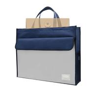 Document Bag - leather bag, canvas document holder | Durable Document Organizer with Handles, Compact Case to Keep Files Neat and Protected at the Office Office File Storage
