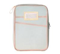 Document Bag - Transparent File Folder - Stationery Bag | A4 Mesh Storage Pouch with Zipper Waterproof Ideal for Office, Travel & Documents