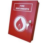 DOCUMENT BOX A4 FIRE RED A4-DOC-BOX-R-FIRE By ELMDENE