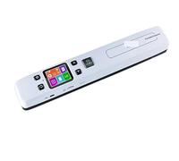 Document Camera Portable Scanner A4 For Documents Book School Supplies, Handheld 1050DPI JPG/PDF Photo Image Scanners With Display (Bianco)