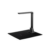 Document Camera Scanner, 5MP A4 Scanner Support Multi-Language OCR Function File Barcode Scanning Video Recorder LED Light for Home Office