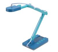 Document Camera USB 4K, 15MP Foldable Visual Presenter with LED Light Autofocus Image Reversal USB 2.0 Plug and Play for Online Classes Teaching ABS 1 Pack