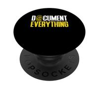 Document Everything Forensic Science PopSockets Adhesive PopGrip