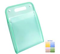 Document File Folder with Handle, Expanding Accordion Paper Holder for Receipts, Notes, and School Study Documents Receipt Sorter Invoice Holder Document Case Classroom Folder Work Filing Pouch Study