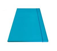 Document Folder A4 with Elastic Round Spine 1 cm Pack of 6 Rigid Cardboard Folders 750 g with Flaps and Rivets Folders with Elastic A4 for Office Document Folder