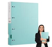 Document Folder - Document Folder | A4 Leather Clipboard with Clip | A4 Document Folder for Home, School and Society Reusable Project Folder