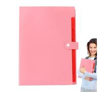 Document Folders - Invoice Organizer - Multifunctional Portable Storage Supplies A4 Size with Coloured Labels and 7 Pockets for Documents, Corporate Invoice Receipts from Scolas