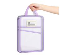 Document Holder - Reusable File Organizer, with Large Opening L-Shaped Zipper, for Office School Puzzles Travel Classroom Student Project Receipts Paper Letter