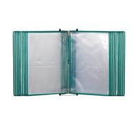 Document Organizer - 20-Pocket Wall-Mounted Reference System for Quick Access - A4 Flip File Holder and Storage Solution