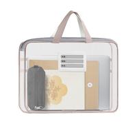 Document Organizer Bag | Mesh Bag with Handle and Zipper - Portable Wallet Bag | for Students, Travel, Office, Exams, Work, Home, School, Teachers