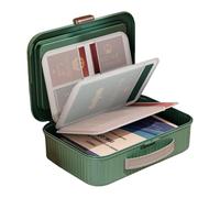 Document Organizer Bag - Portable File Organizer | Efficient Sectional Filing Storage Boxes for Property Rights Certificates and Tax Bills