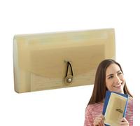 Document Organizer - Expandable File Folder with 13 Compartments, Portable A6 Accordion Case, Colorful Tab Holder, Durable Ticket Storage Wallet, Monthly Bills Organizer | Ritslabe