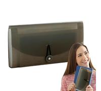 Document Organizer, Invoice Control File Folder, Ticket Holder with 13 Pockets | Expandable File Folder Organizer, Portable Accordion Folder for Home, Study, Scu