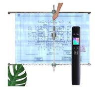 Document Scanner, Large-format Track Scanner For Engineering Drawings, A0 Portable High-definition Calligraphy And Painting Slate Scanner 1050dpi,for Teaching Business Meetings