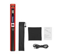 Document Scanner, Portable Handheld Wand Wireless Scanner, A4 Size 900DPI JPG/PDF Formate LCD Screen Type-C Interface With Protecting Bag,for Teaching Business Meetings(Rosso)
