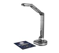 Document Scanner, V500S USB 2-in-1 Document Camera & Book Scanner Webcam with Auto 8M A3 Scanning Size LED Light for Mac Windows
