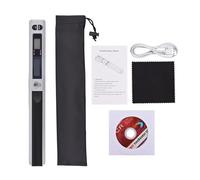 Document Scanners, Portable Document Scanner, Mini Handheld Document Scanner, A4 Book Scanner JPG And PDF Format 300/600/900 DPI Type-c LCD Display(Silver)
