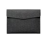 Document Storage Bag Leather File Bags A4 Paper Folder Thickened Data Snap Business Briefcase Large Capacity Portable File Bag Storage Bags Folder(Black)