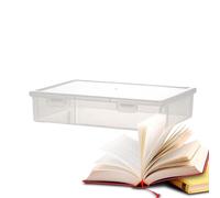 Document Storage Box - A4 Storage Organizer, Stackable Record | Paperwork Management Case, Archive Folder Careers, Office Tray p