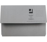 Document Wallet Foolscap Grey (Pack of 50)