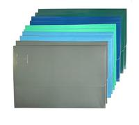 Document Wallets 310gsm Foolscap Office Documents Paper File Folder Wallet Premium Quality Assorted (10)