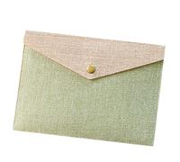 Documents Organiser Bag Classical Textured File Holder Stable Pres Button Fastener Organiser Daily Commute Essential Retro Attach Closure File