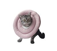 Docutca Soft Cat Cone Collar, Cat Recovery Collar, Cute Donut Cat Cone Alternative After Surgery with Adjustable Neck Strap,Comfy Pet Pillow Cone for Small Dog, Kitten