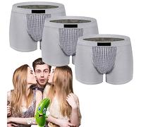 Docxide Royalprestige Prostate Magnetic Therapy Boxer Briefs, Energy Field Therapy Men's Underwear (6X-Large,Gray)