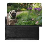 Dod in The Garden Passport Holder Soft PU Ultra-thin Passport Protective Case Compact Easy to Carry Passports Cover for Women And Men Family ID Trave