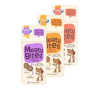 Dod Snack Bundle Meaty Bites Low Fat Dog Training Treats, Natural Chicken Duck Beef Mix, 3 x 70g Containers, No Artificial Ingredients with E-FICCI Thank you card