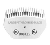 DODAER Large Detachable Pet Dog Grooming Steel Blade,Compatible with Andis Super Blending,Oster A5,Wahl KM10 Series Clippers for Large Dog,Horses,Sheep