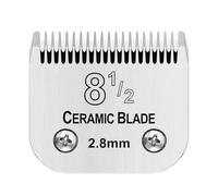 DODAER Size 8 1/2 Detachable Pet Dog Grooming Clipper Ceramic Blade,Compatible with Andis,Oster A5,Wahl KM10 Series Clippers,Cut Length 7/64"(2.8mm)
