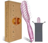 DODAMOUR Curved Vented Brush, Detangling Hair Brush for Blow Drying and Scalp Massage, Compact and Portable with Narrow Form, Suitable for Men and Women (Magenta)