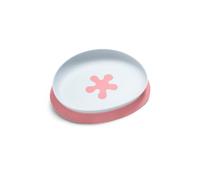 doddl 2-in-1 Suction Plate for Baby & Toddler | Baby Led Weaning | Removable Suction Base, Non-Slip, Ergonomic Design | BPA-Free, Dishwasher Safe | Award-Winning British Design | 6M + (Dusky Rose)