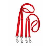 Doddle Training Police Style Leash Lead Red Large 25mm/ 2m Padded extra handle loops for extra control -